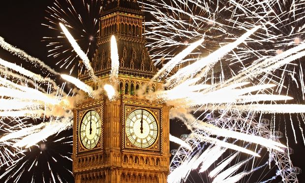 London's New Year's Eve firework display